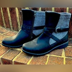 Eddie Bauer Covey 2.0 woman’s size 9 Raven Black Ankle Boots.